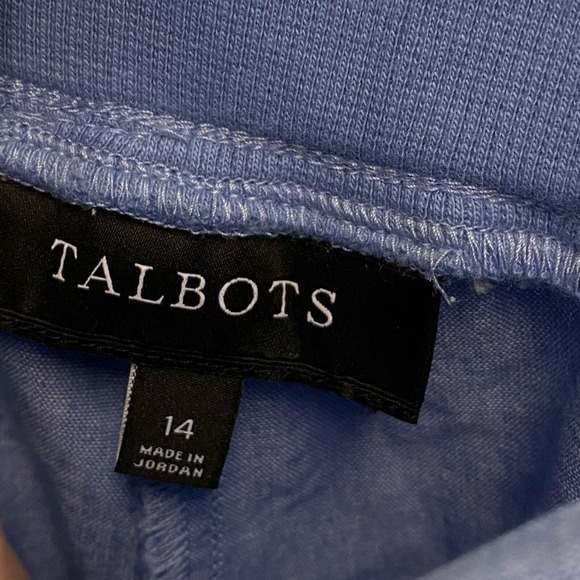 TALBOTS Blue Cargo Pants Women's size 14 Casual Feminine Outdoor - Picture 3 of 4